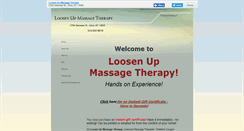 Desktop Screenshot of loosenupmassagetherapy.org